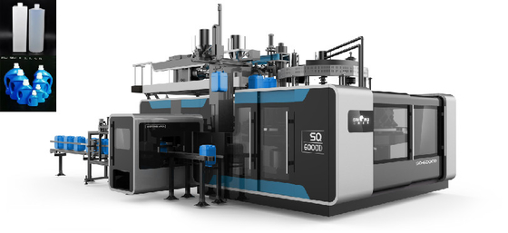 Enam Cetakan Servo Hollow Blow Moulding Machine Penuh Otomatis
