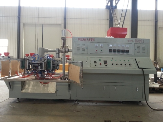 Ldpe Hdpe 15kw Mesin Hembusan Otomatis 2 Stasiun