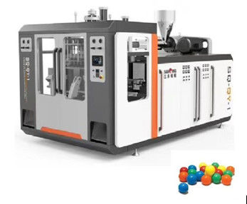 Mesin Blow Molding Sepenuhnya Otomatis 60kg / H 8 Rongga Mesin Bola Plastik 8cm