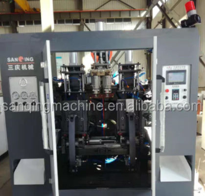 Mesin Hembusan Botol Plastik Hdpe ISO 8MPa PE Blow Moulding 35KN