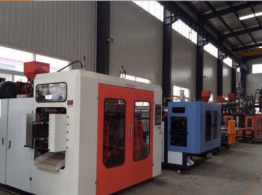 Mesin Extrusion Blow Moulding 5 Liter Kontrol PLC 22KW