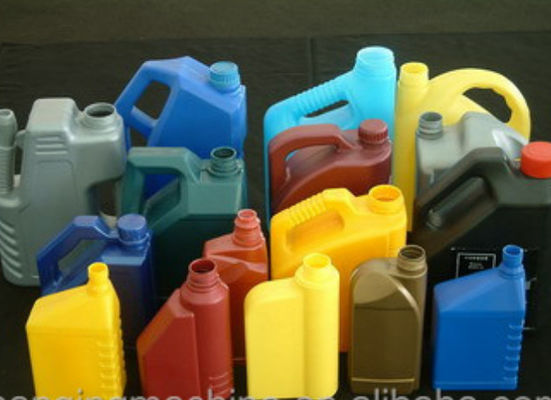 Mesin Blow Moulding LDPE 5 Liter 0.6m3 / Min Mesin Peniup Botol Plastik 6000kg