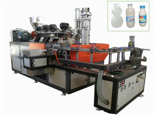 Dia 10cm Botol Plastik 1 Liter Mesin Blow Molding 15KW 12 Cetakan