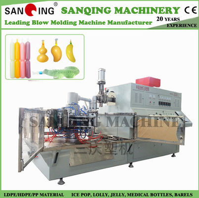 55/65 Mesin Blow Moulding Plastik Volume 1000 Mesin Pembuat Tabung Lembut 8kw