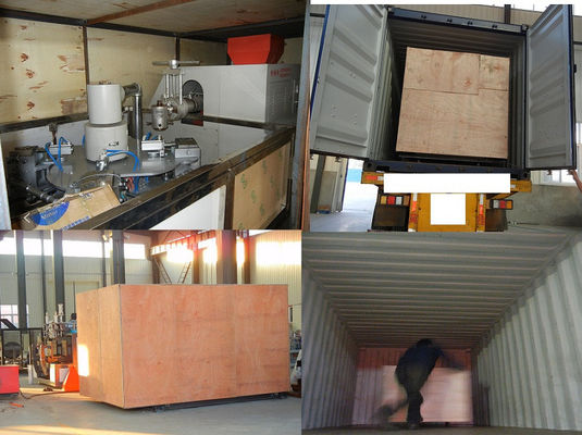 55/65 Mesin Blow Moulding Plastik Volume 1000 Mesin Pembuat Tabung Lembut 8kw