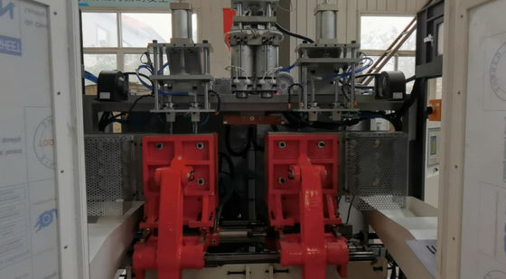 80mm Bola Ekstrusi 4 Rongga Blow Moulding Machine 15kw