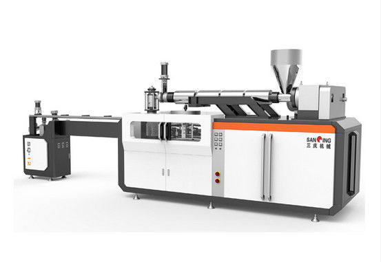 Pipet Penetes 4 Cetakan Rotary Blow Moulding Machine 500mL HDPE Blow 70kg/H