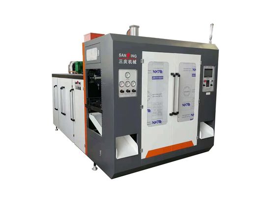2 Die Heads Seaball PE Hollow Blow Moulding Machine 3 Liter