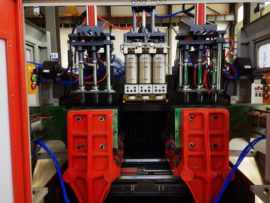 2 Rongga PE Dia 18cm Kaleng 5 Ltr Mesin Blow Moulding 0.6m3/Min