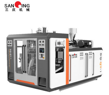 ISO9001 120kN PE 2 Rongga PE Blowing Machine 70kg / H Dengan Multi Die Heads