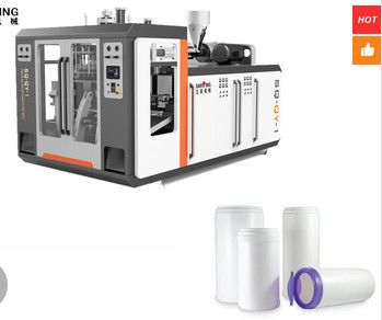3L HDPE Mesin Blow Moulding 500pcs / H 4 Mesin Blow Blow Rongga 70KG / H