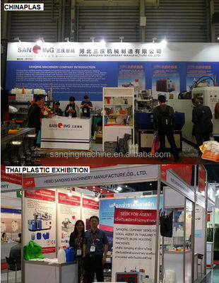5000ml Plastik HDPE Mesin Blow Moulding 300PCS/HR 0.6m3/Min
