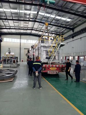 10l 6 Cetakan Rotary Blow Moulding Machine Motor Servo Kecepatan Tinggi